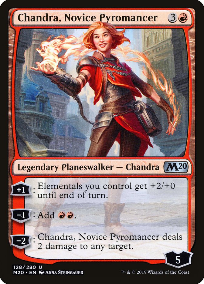 Chandra, Novice Pyromancer [Core Set 2020] | Exor Games New Glasgow