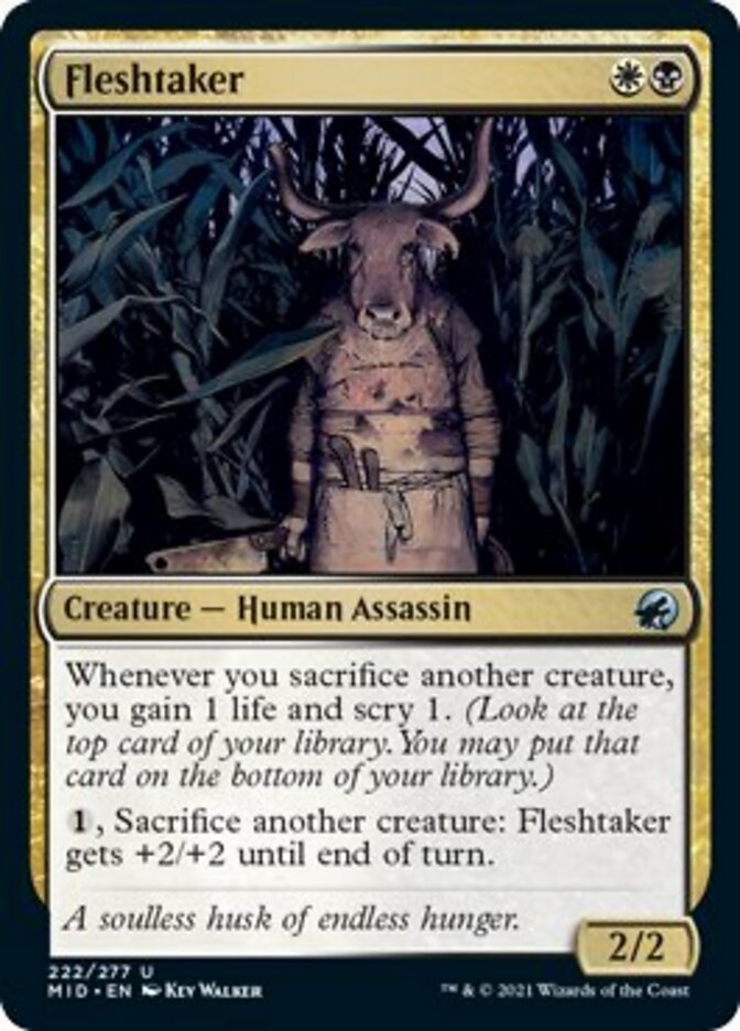 Fleshtaker [Innistrad: Midnight Hunt] | Exor Games New Glasgow