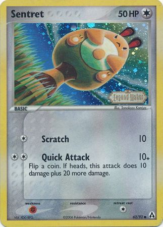 Sentret (62/92) (Stamped) [EX: Legend Maker] | Exor Games New Glasgow