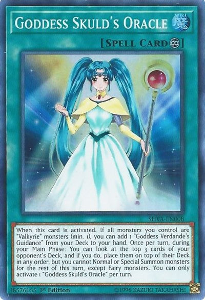 Goddess Skuld's Oracle [SHVA-EN008] Super Rare | Exor Games New Glasgow