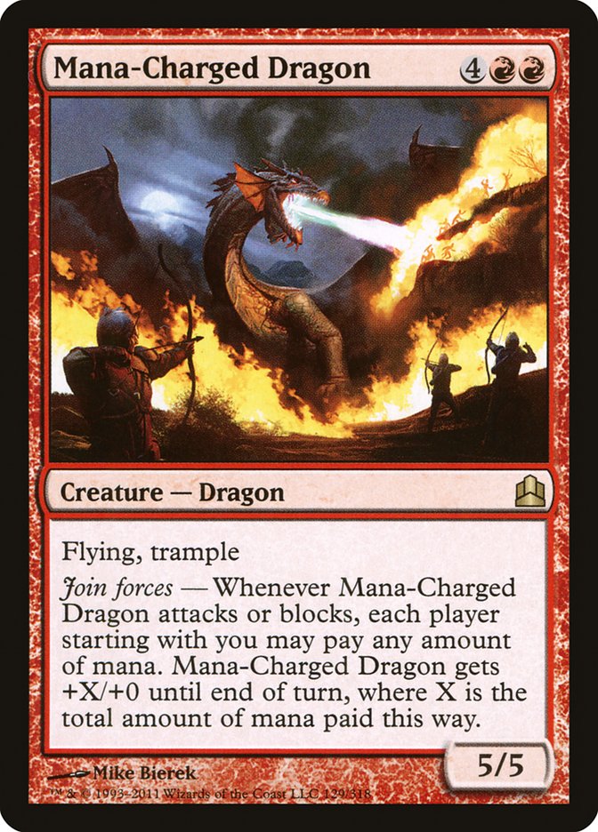 Mana-Charged Dragon [Commander 2011] | Exor Games New Glasgow
