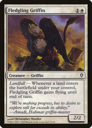 Fledgling Griffin [Worldwake] | Exor Games New Glasgow