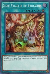 Secret Village of the Spellcasters [OP08-EN011] Super Rare | Exor Games New Glasgow