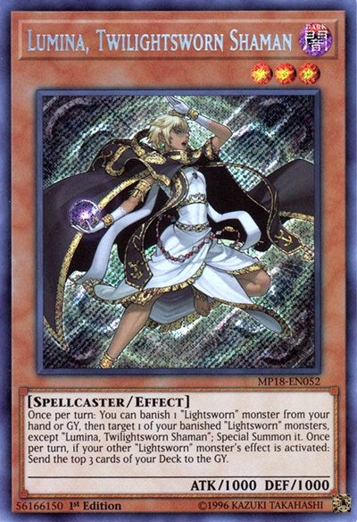 Lumina, Twilightsworn Shaman [MP18-EN052] Secret Rare | Exor Games New Glasgow