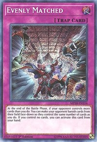 Evenly Matched [MP18-EN154] Secret Rare | Exor Games New Glasgow