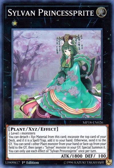 Sylvan Princessprite [MP18-EN026] Super Rare | Exor Games New Glasgow