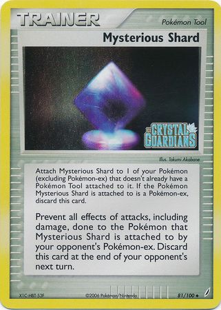 Mysterious Shard (81/100) (Stamped) [EX: Crystal Guardians] | Exor Games New Glasgow