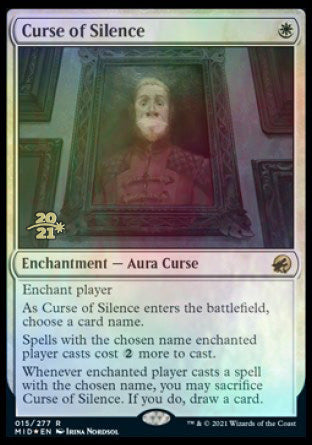 Curse of Silence [Innistrad: Midnight Hunt Prerelease Promos] | Exor Games New Glasgow