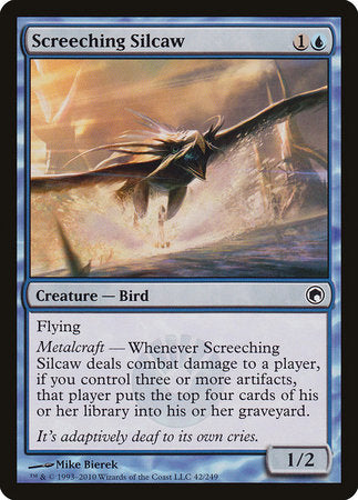 Screeching Silcaw [Scars of Mirrodin] | Exor Games New Glasgow