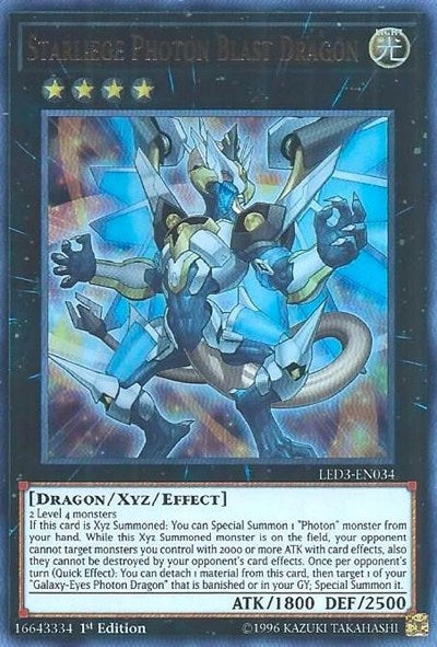 Starliege Photon Blast Dragon [LED3-EN034] Ultra Rare | Exor Games New Glasgow