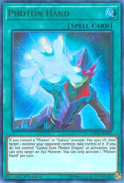 Photon Hand [LED3-EN037] Ultra Rare | Exor Games New Glasgow