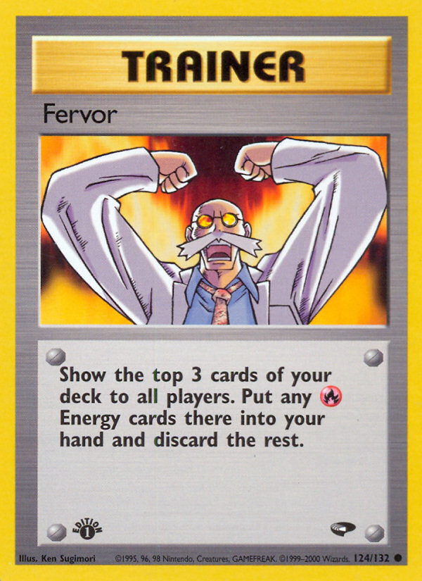 Fervor (124/132) [Gym Challenge 1st Edition] | Exor Games New Glasgow