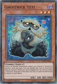 Ghostrick Yeti [AC18-EN004] Super Rare | Exor Games New Glasgow