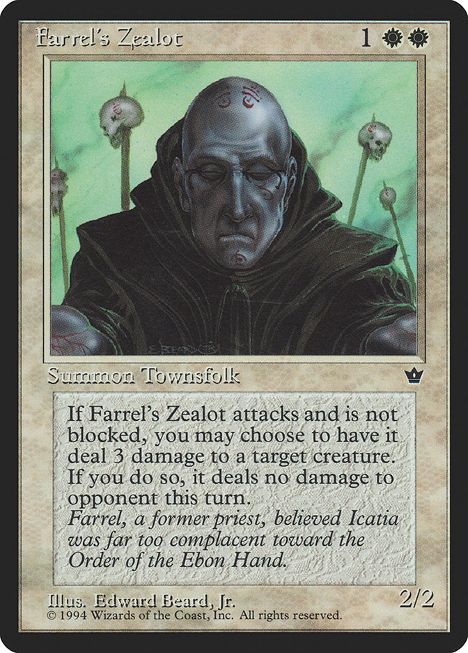 Farrel's Zealot (Edward P. Beard, Jr.) [Fallen Empires] | Exor Games New Glasgow