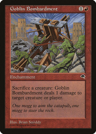 Goblin Bombardment [Tempest] | Exor Games New Glasgow