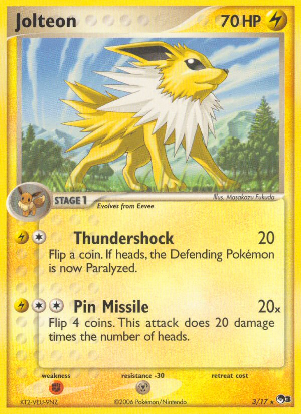 Jolteon (3/17) [POP Series 3] | Exor Games New Glasgow