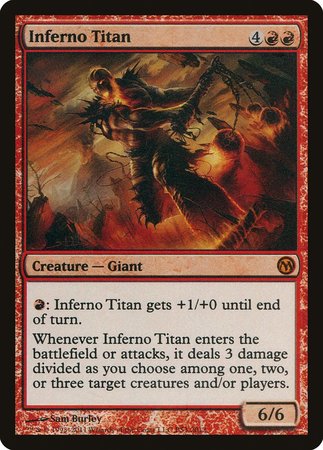 Inferno Titan [Duels of the Planeswalkers 2011 Promos ] | Exor Games New Glasgow