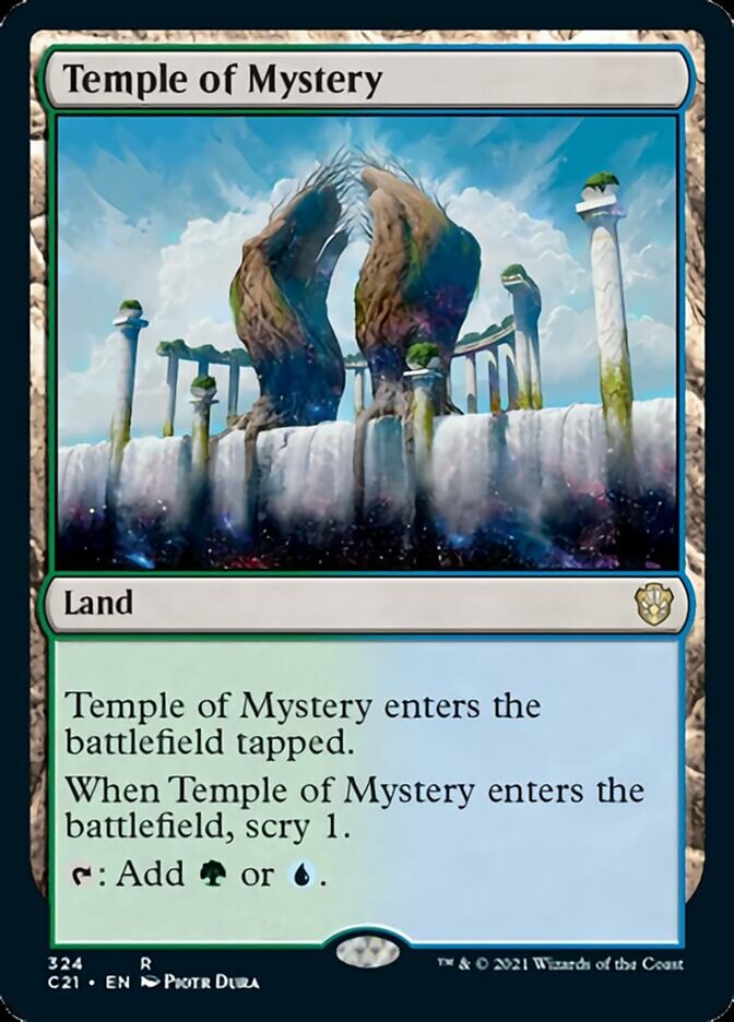 Temple of Mystery [Commander 2021] | Exor Games New Glasgow