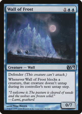 Wall of Frost [Magic 2010] | Exor Games New Glasgow