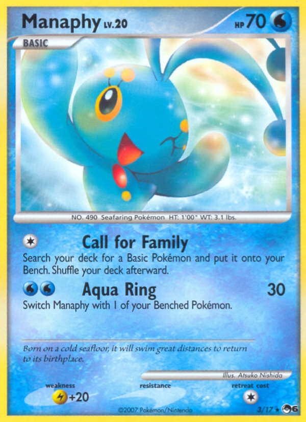 Manaphy (3/17) [POP Series 6] | Exor Games New Glasgow