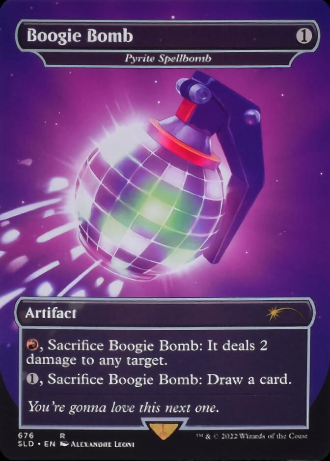 Pyrite Spellbomb - Boogie Bomb (Borderless) [Secret Lair Drop Promos] | Exor Games New Glasgow