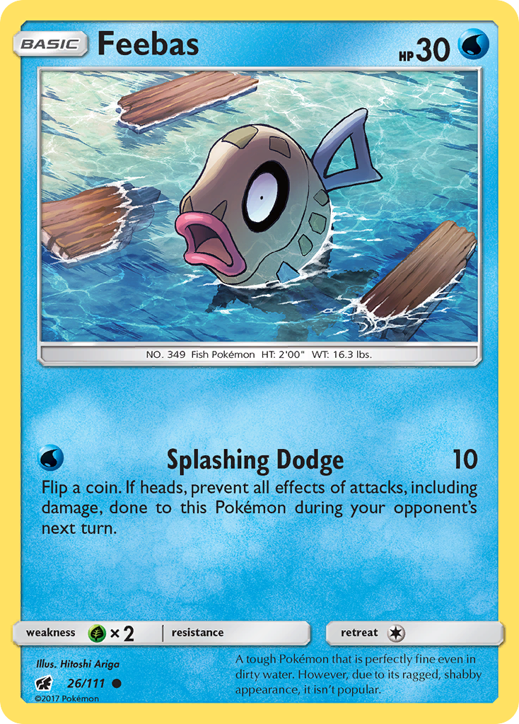 Feebas (26/111) [Sun & Moon: Crimson Invasion] | Exor Games New Glasgow