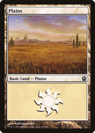 Plains (230) [Theros] | Exor Games New Glasgow