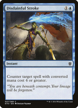 Disdainful Stroke [Khans of Tarkir] | Exor Games New Glasgow
