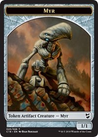 Myr (023) // Thopter (025) Double-sided Token [Commander 2018 Tokens] | Exor Games New Glasgow
