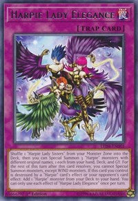 Harpie Lady Elegance [LED4-EN005] Rare | Exor Games New Glasgow