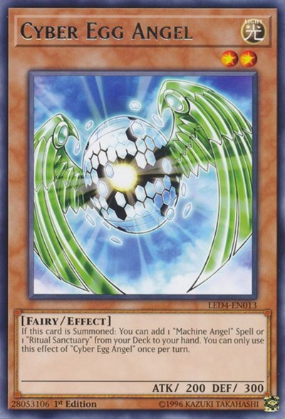 Cyber Egg Angel [LED4-EN013] Rare | Exor Games New Glasgow