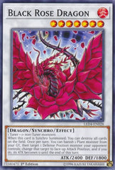 Black Rose Dragon [LED4-EN028] Common | Exor Games New Glasgow