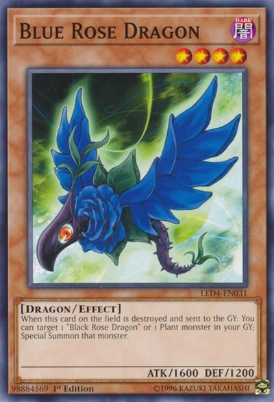 Blue Rose Dragon [LED4-EN031] Common | Exor Games New Glasgow