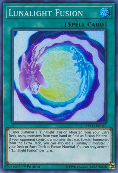 Lunalight Fusion [LED4-EN048] Super Rare | Exor Games New Glasgow