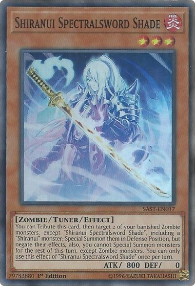 Shiranui Spectralsword Shade [SAST-EN017] Super Rare | Exor Games New Glasgow