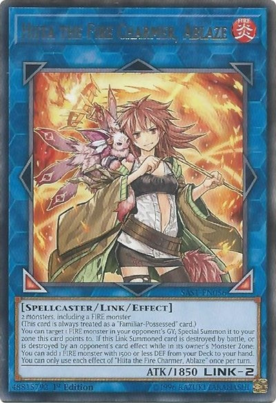 Hiita the Fire Charmer, Ablaze [SAST-EN056] Rare | Exor Games New Glasgow