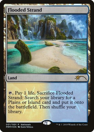 Flooded Strand [Nationals Promos] | Exor Games New Glasgow