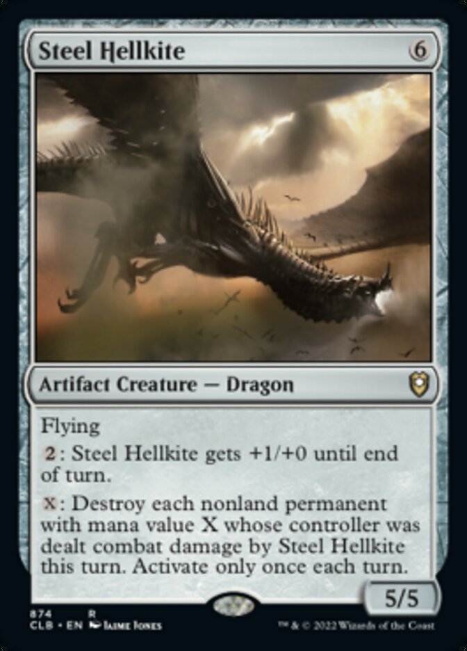 Steel Hellkite [Commander Legends: Battle for Baldur's Gate] | Exor Games New Glasgow