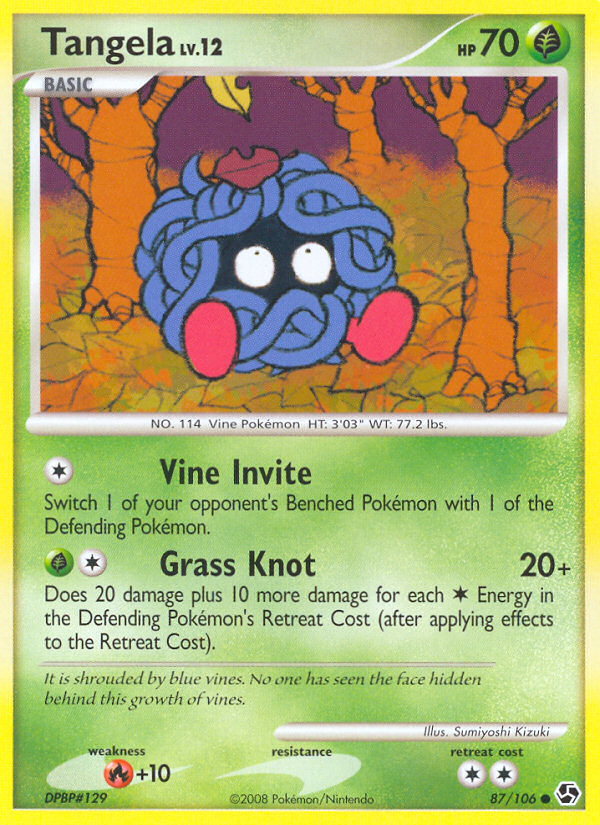 Tangela (87/106) [Diamond & Pearl: Great Encounters] | Exor Games New Glasgow