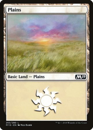 Plains (263) [Core Set 2019] | Exor Games New Glasgow