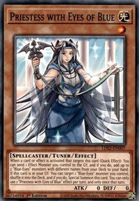 Priestess with Eyes of Blue [LDS2-EN007] Common | Exor Games New Glasgow