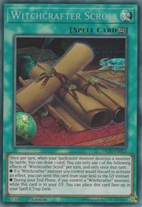 Witchcrafter Scroll [INCH-EN025] Secret Rare | Exor Games New Glasgow