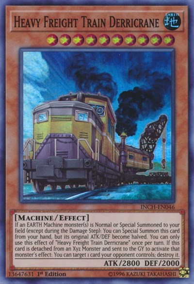 Heavy Freight Train Derricrane [INCH-EN046] Super Rare | Exor Games New Glasgow