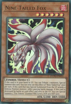 Nine-Tailed Fox [DUPO-EN031] Ultra Rare | Exor Games New Glasgow