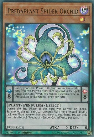 Predaplant Spider Orchid [DUPO-EN035] Ultra Rare | Exor Games New Glasgow