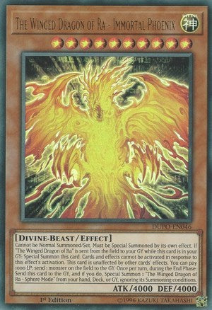 The Winged Dragon of Ra - Immortal Phoenix [DUPO-EN046] Ultra Rare | Exor Games New Glasgow