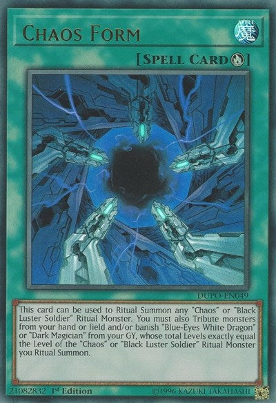 Chaos Form [DUPO-EN049] Ultra Rare | Exor Games New Glasgow