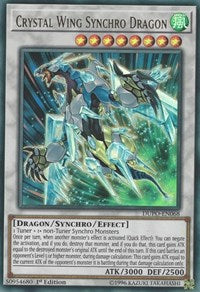 Crystal Wing Synchro Dragon [DUPO-EN068] Ultra Rare | Exor Games New Glasgow