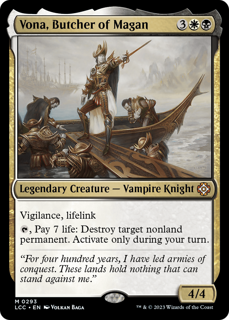 Vona, Butcher of Magan [The Lost Caverns of Ixalan Commander] | Exor Games New Glasgow