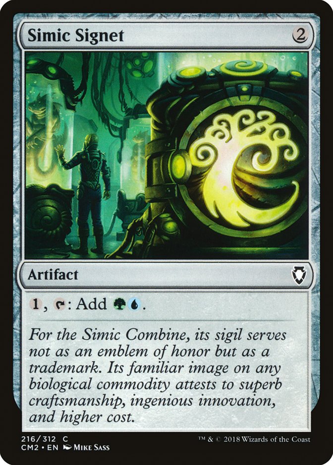 Simic Signet (216/312) [Commander Anthology Volume II] | Exor Games New Glasgow